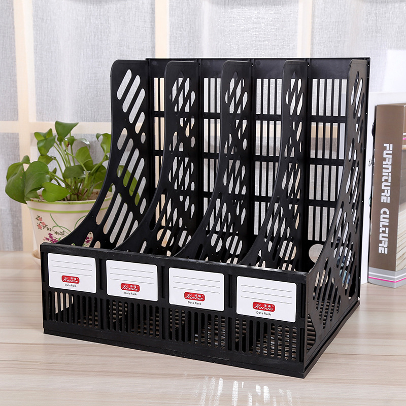 Office Supplies File Holder A4 Desktop Storage File Column Stationery Wholesale Plastic File Box Office Supplies File Holder A4 Desktop Storage File Column Stationery Wholesale Plastic File Box