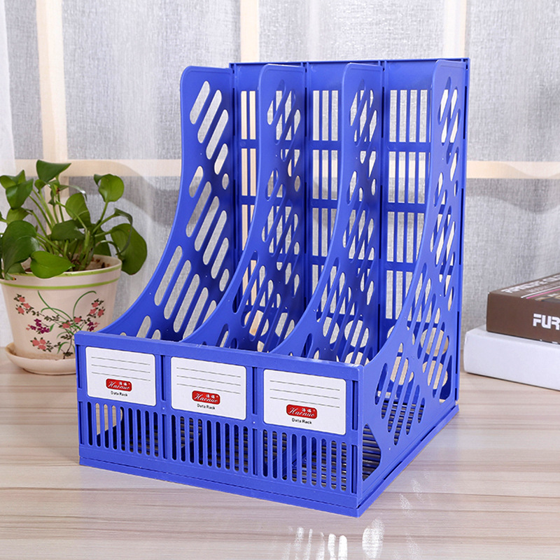 Office Supplies File Holder A4 Desktop Storage File Column Stationery Wholesale Plastic File Box Office Supplies File Holder A4 Desktop Storage File Column Stationery Wholesale Plastic File Box