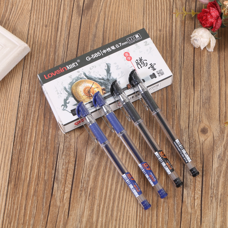 Office supplies black ink pen stationery black pen