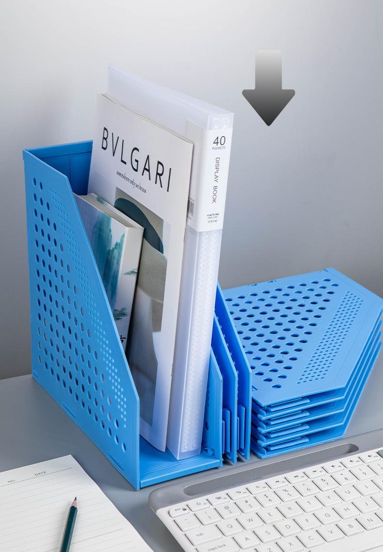 File Column Folding File Holder Thickened Document Rack Desktop Storage Organizer A4 File Box Office Supplies Wholesale File Column Folding File Holder Thickened Document Rack Desktop Storage Organizer A4 File Box Office Supplies Wholesale