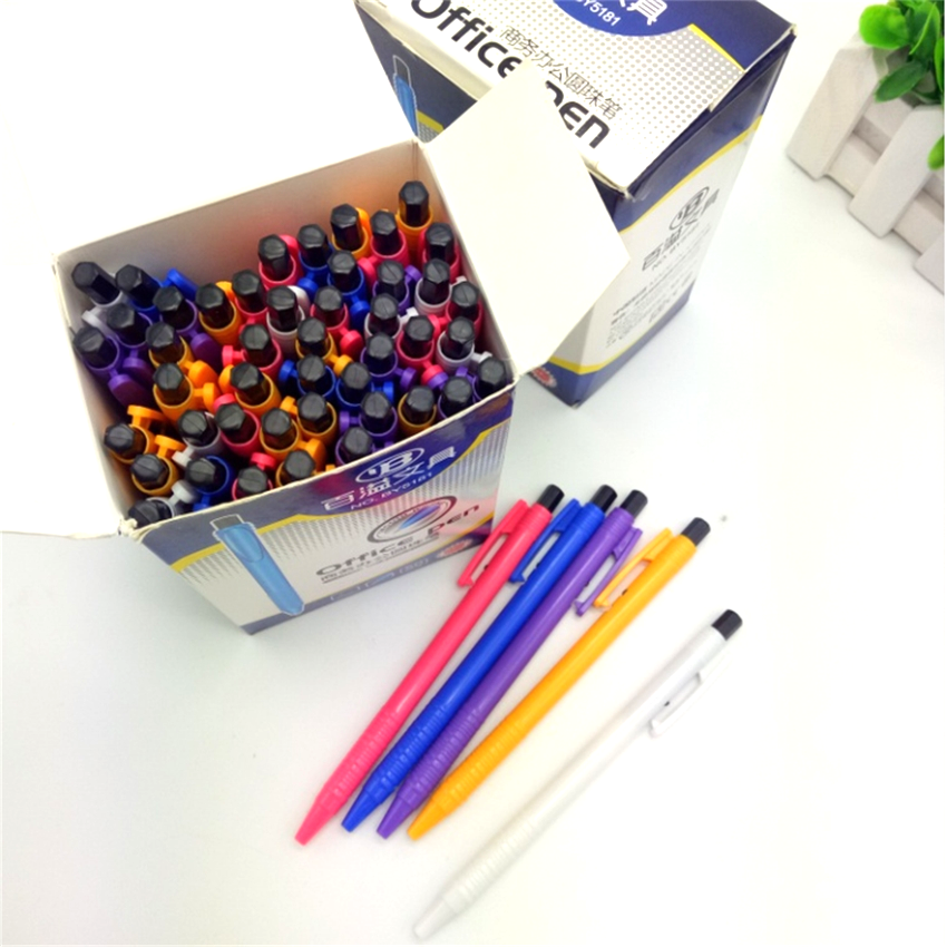 Peripheral stationery ballpoint pen business office student stationery office supplies press the pen blue pen