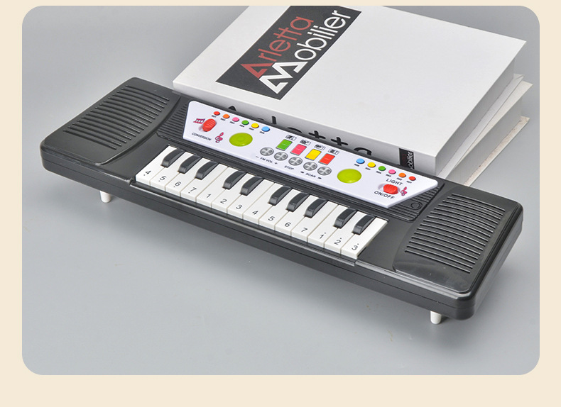 Tiktok Red Children Boys and Girls Electric with Light Beginner 24 Keys Electronic Keyboard Piano Toys Gift Wholesale Tiktok Red Children Boys and Girls Electric with Light Beginner 24 Keys Electronic Keyboard Piano Toys Gift Wholesale