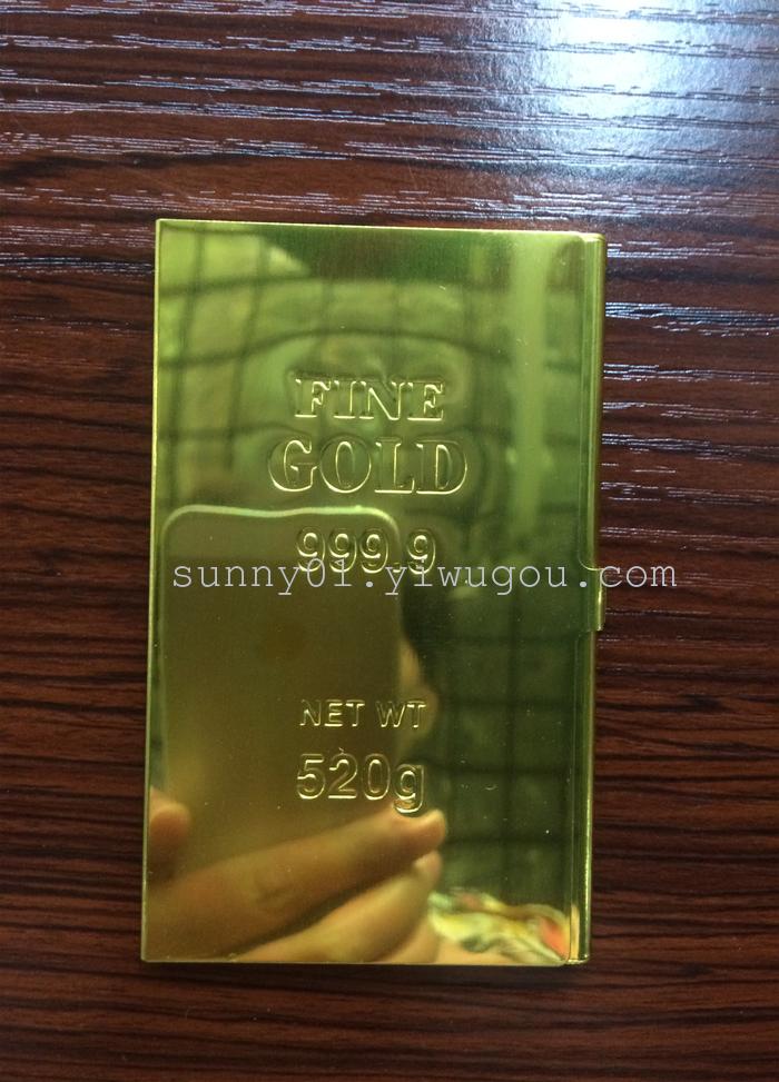 Jin Liangjin factory outlet metal card case gold business card holder can be customized LOGO Jin Liangjin factory outlet metal card case gold business card holder can be customized LOGO