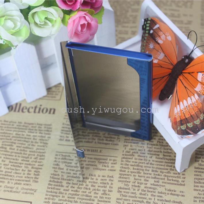 Hand push stainless steel clip metal card case [laser]