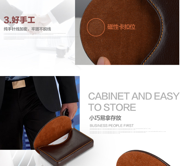 Wholesale Business Card Holder Men and Women Business Creative Business Card Case Semi-Circular Magnetic Card Case Wholesale Business Card Holder Men and Women Business Creative Business Card Case Semi-Circular Magnetic Card Case