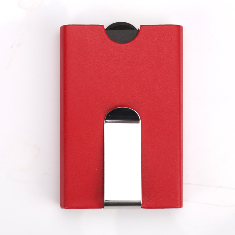 The new aluminum alloy RFID antimagnetic metal automatic credit card case card pack organ position card pack