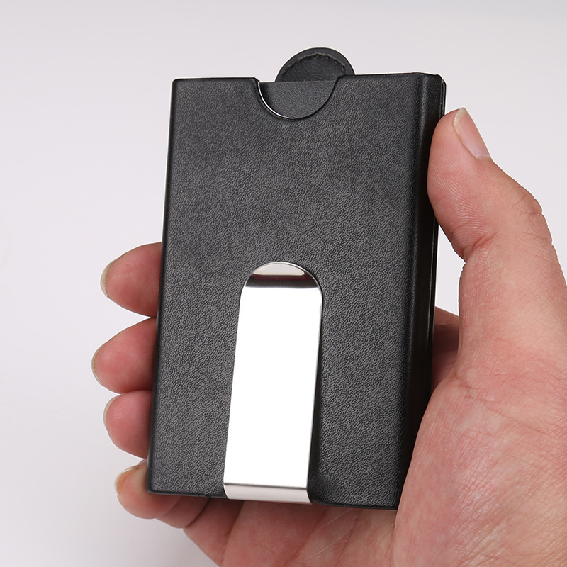 The new aluminum alloy RFID antimagnetic metal automatic credit card case card pack organ position card pack The new aluminum alloy RFID antimagnetic metal automatic credit card case card pack organ position card pack