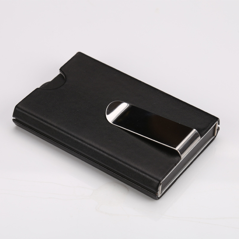 The new aluminum alloy RFID antimagnetic metal automatic credit card case card pack organ position card pack The new aluminum alloy RFID antimagnetic metal automatic credit card case card pack organ position card pack