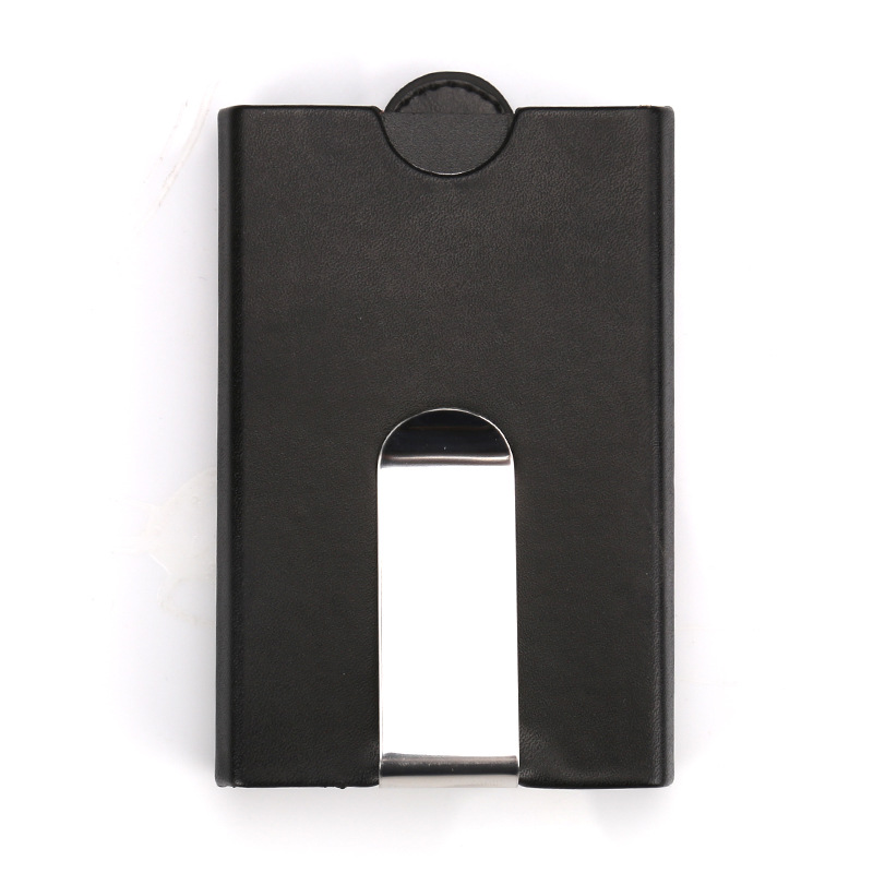 The new aluminum alloy RFID antimagnetic metal automatic credit card case card pack organ position card pack The new aluminum alloy RFID antimagnetic metal automatic credit card case card pack organ position card pack