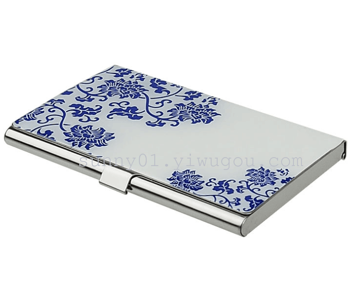 Stainless steel epoxy metal card case card holder card boxes bulk business card case
