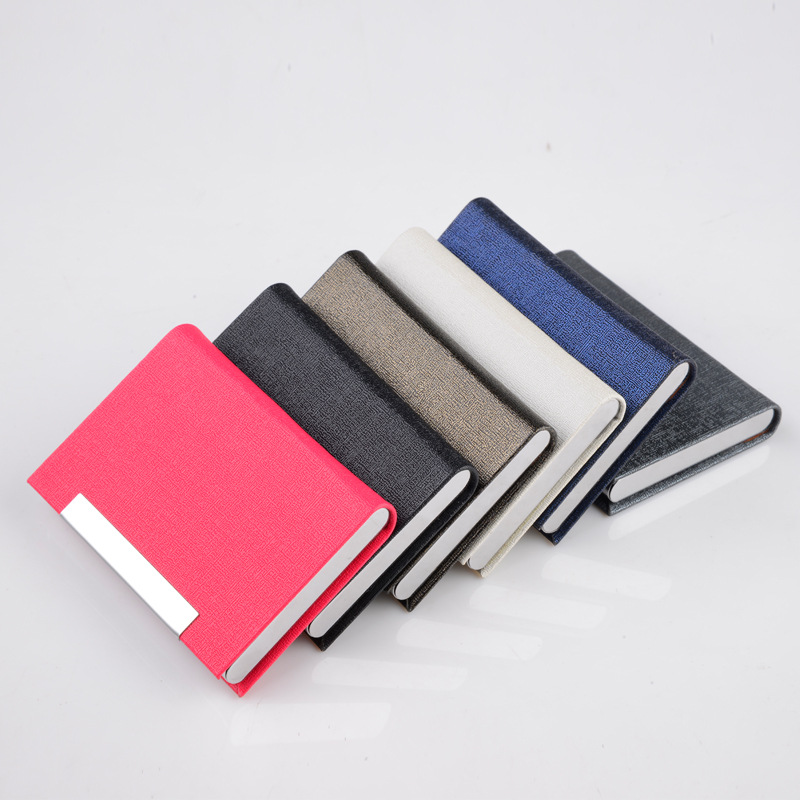 Factory Direct Sales Office Storage Supplies New Business Card Case Business Fashion Business Card Holder Laser Logo