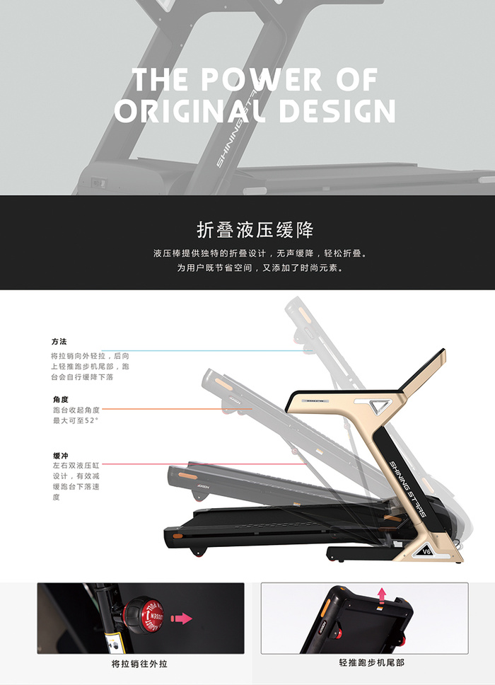 Zhengxing Venus series V6 electric commercial treadmill luxury commercial fitness equipment Zhengxing Venus series V6 electric commercial treadmill luxury commercial fitness equipment