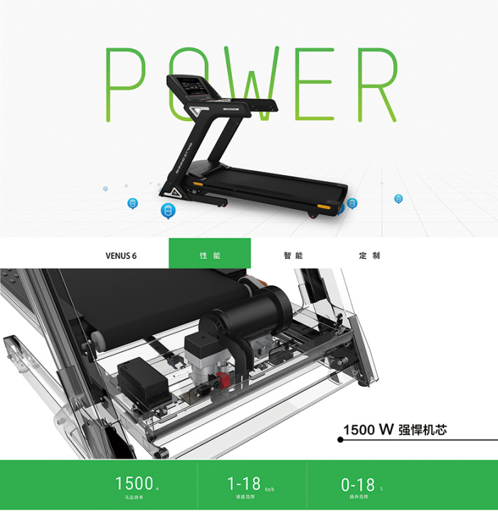 Zhengxing Venus series V6 electric commercial treadmill luxury commercial fitness equipment Zhengxing Venus series V6 electric commercial treadmill luxury commercial fitness equipment