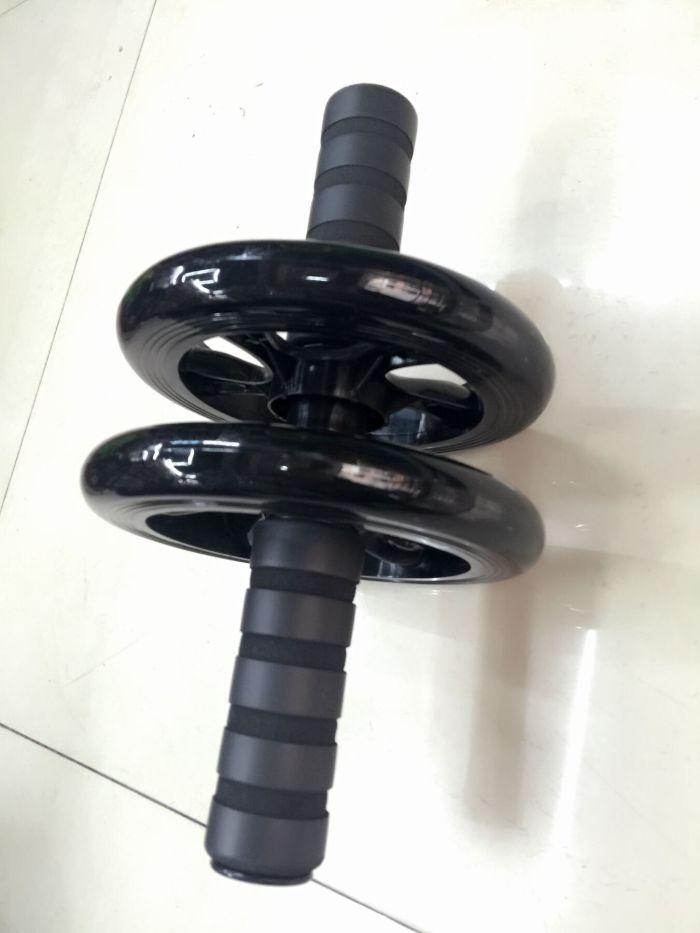 Factory Direct Sales Double-Wheel AB Roller Abdominal Wheel Abdomen Roller Double Wheel Mute AB Rocket Fitness Equipment Factory Direct Sales Double-Wheel AB Roller Abdominal Wheel Abdomen Roller Double Wheel Mute AB Rocket Fitness Equipment
