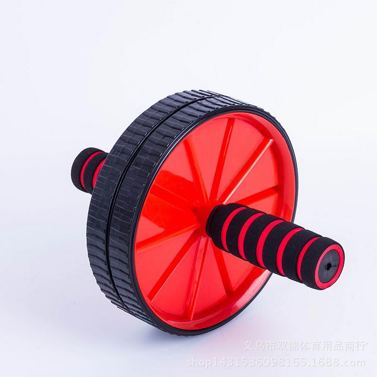 Double wheel plastic AB power roller Steel sponge handle