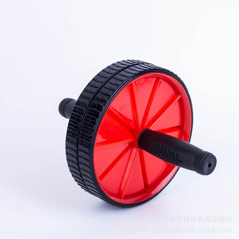Double wheel plastic AB power roller Steel sponge handle Double wheel plastic AB power roller Steel sponge handle