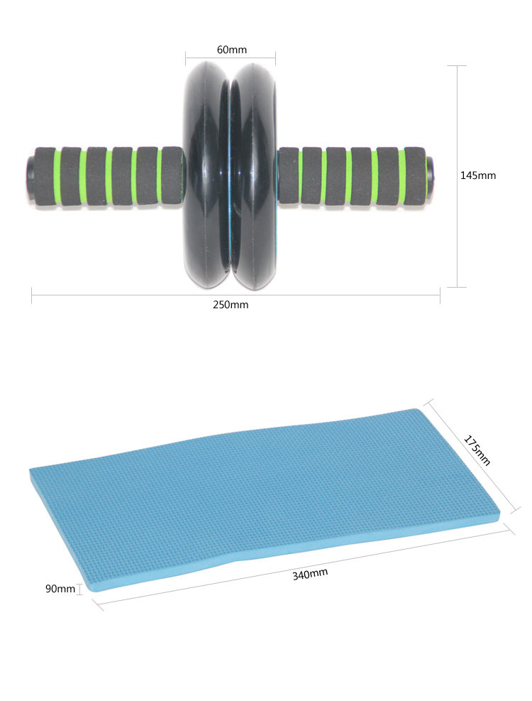 Yong Tao YONGTAO silent type double AB abdominal muscle wheel power roller wheel Yong Tao YONGTAO silent type double AB abdominal muscle wheel power roller wheel