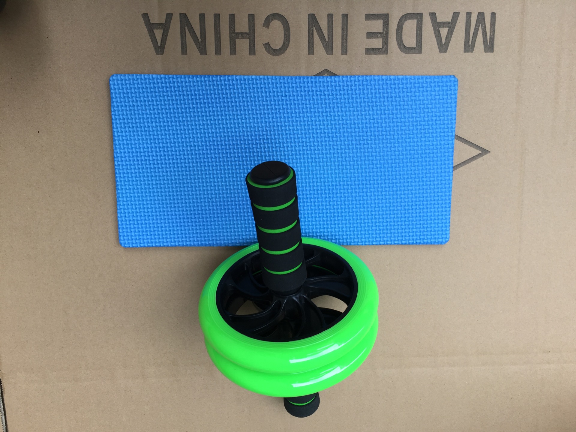 Double-Wheel Mute Abdominal Wheel Abdominal Wheel AB Rocket Fitness Equipment Home Office Roller Push-up Giant Wheel