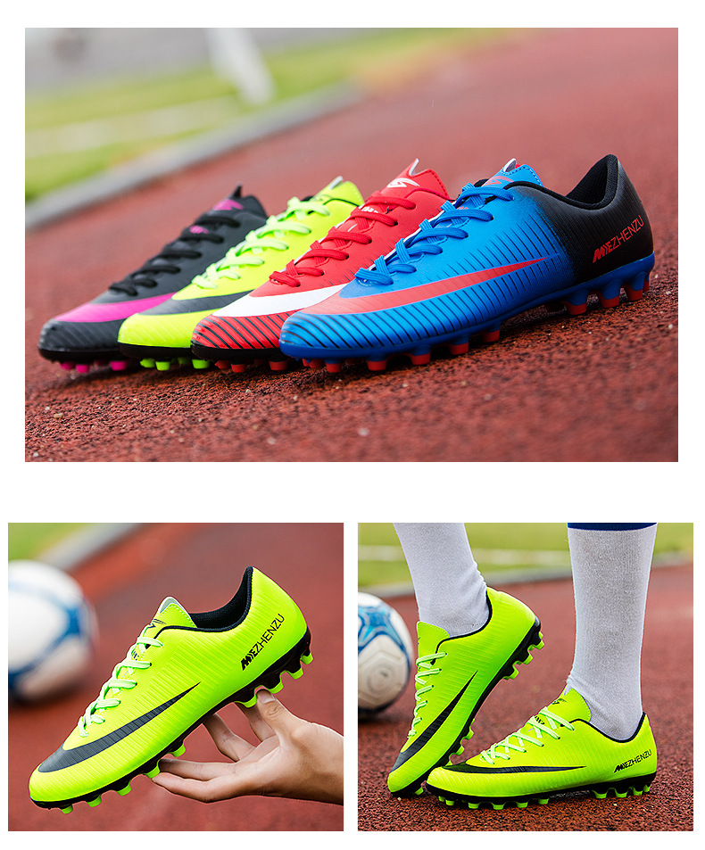 Cross-Border Couple's TF Broken Nail Artificial Lawn AG Long Nail Youth Student Competition Training Shoes Female Cross-Border Couple's TF Broken Nail Artificial Lawn AG Long Nail Youth Student Competition Training Shoes Female