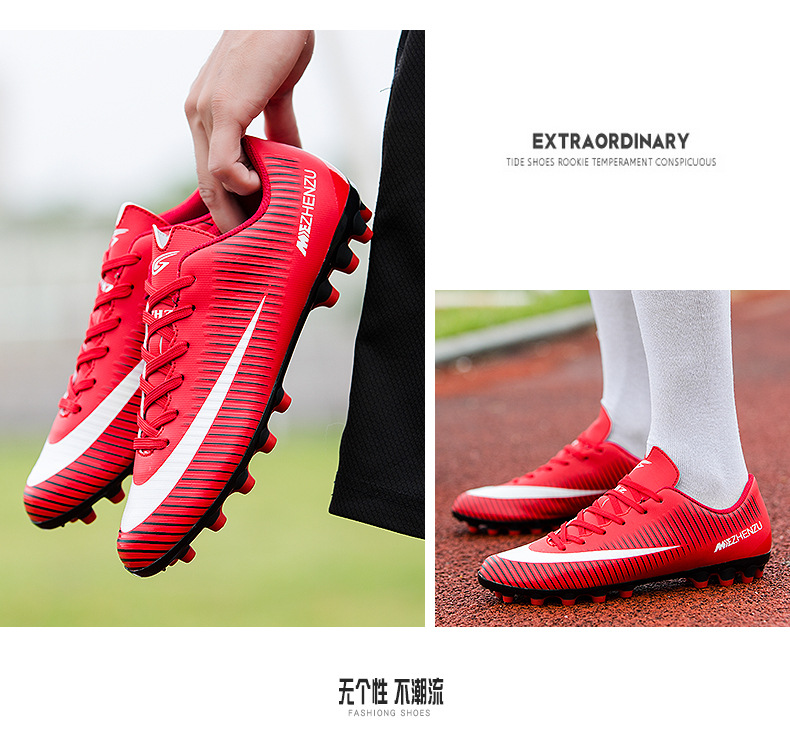 Cross-Border Couple's TF Broken Nail Artificial Lawn AG Long Nail Youth Student Competition Training Shoes Female Cross-Border Couple's TF Broken Nail Artificial Lawn AG Long Nail Youth Student Competition Training Shoes Female