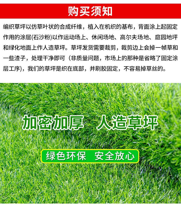 Artificial Artificial Lawn Carpet Turf Engineering Kindergarten Lawn Football Artificial Turf Outdoor Wedding Fake Lawn