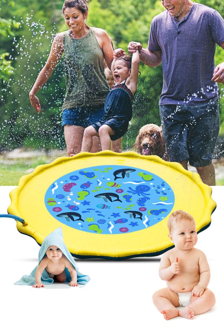 Water Spray Mat PVC Toy Water Mat Summer Lawn Beach Toy Factory Spot Multi-Specification Water Spray Toys Water Spray Mat PVC Toy Water Mat Summer Lawn Beach Toy Factory Spot Multi-Specification Water Spray Toys