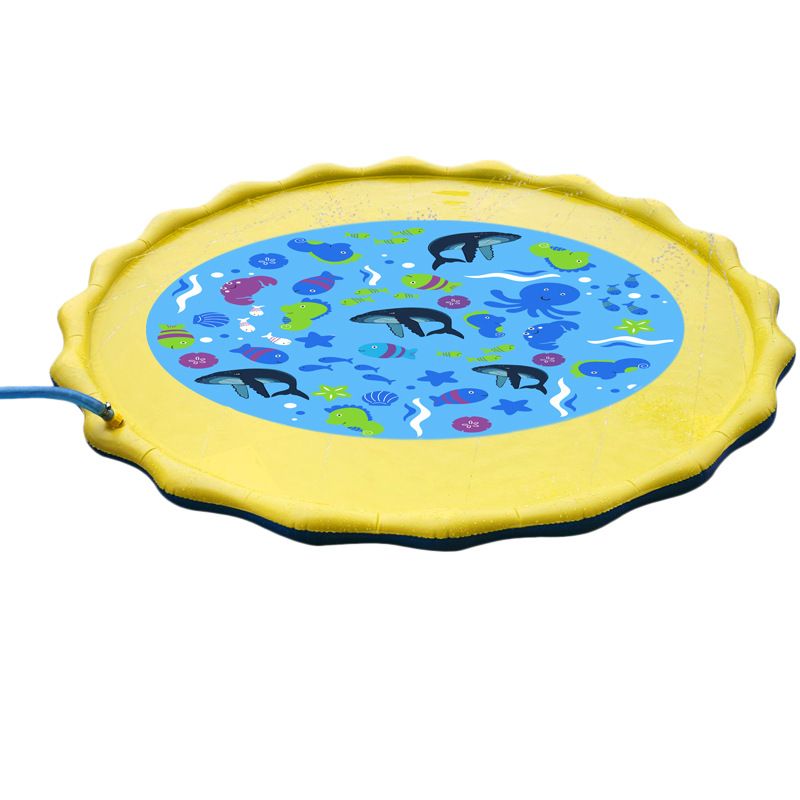 Water Spray Mat PVC Toy Water Mat Summer Lawn Beach Toy Factory Spot Multi-Specification Water Spray Toys