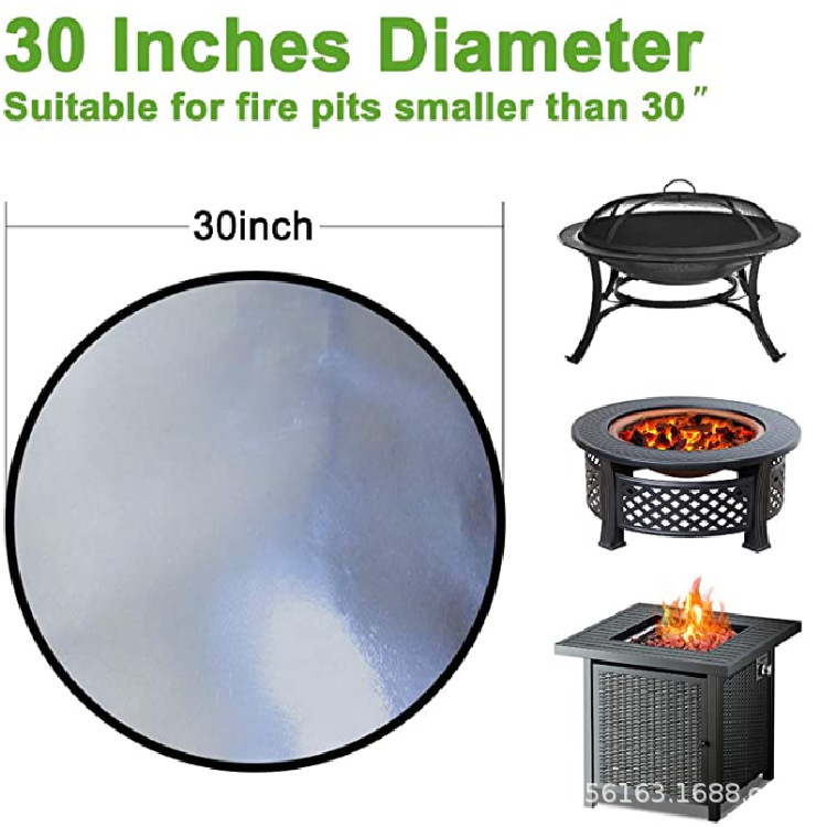 HotSelling New BBQ Barbecue Mat Fireproof High Temperature Resistant Fire Pit Mat Floor Courtyard Lawn Protection Mat HotSelling New BBQ Barbecue Mat Fireproof High Temperature Resistant Fire Pit Mat Floor Courtyard Lawn Protection Mat