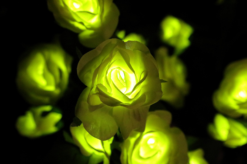 Lotus Lantern Solar Sunflower Simulation Lily Festive Lantern Common Calla Garden Lamp Chrysanthemum Rose Lawn Lamp
