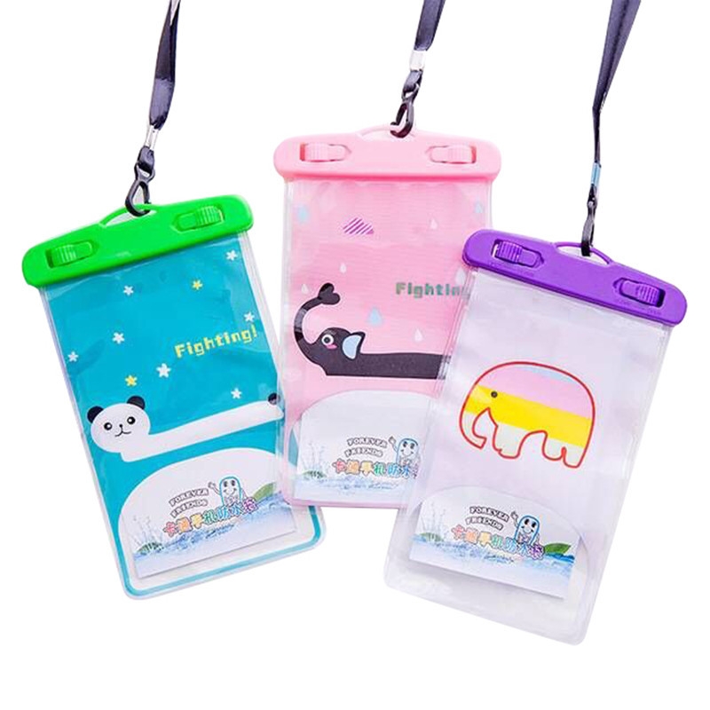 Cartoon Mobile Phone Waterproof Bag New Large Outdoor iPhone Photo Transparent Waterproof Phone Set Factory Direct Sales