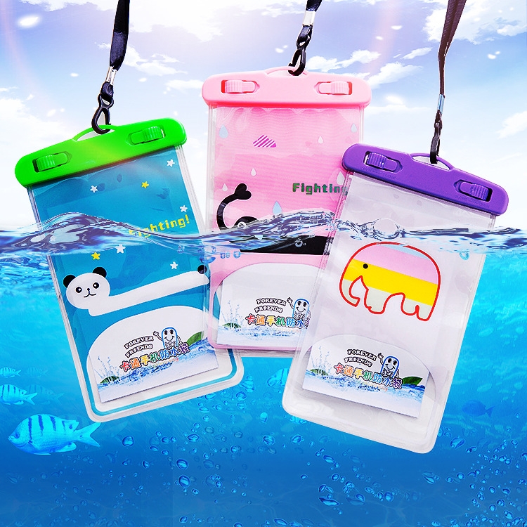 Cartoon Mobile Phone Waterproof Bag New Large Outdoor iPhone Photo Transparent Waterproof Phone Set Factory Direct Sales