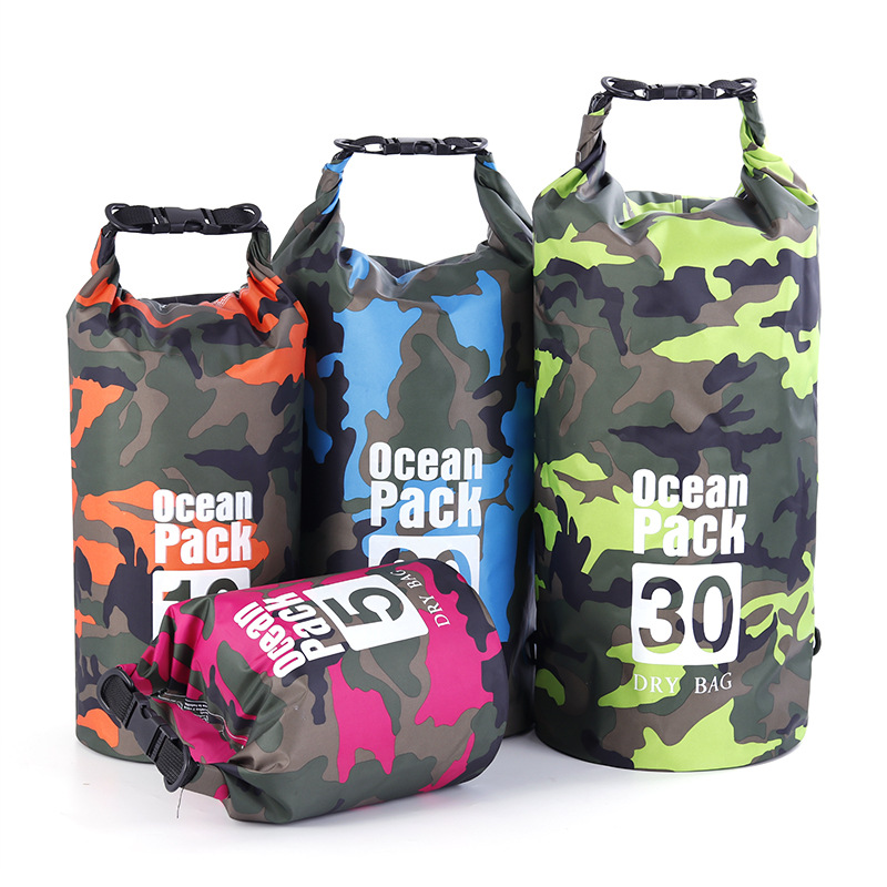 Polyester Waterproof Bag Shoulder Waterproof Bucket Bag Waterproof Bag Lightweight Drifting Bag Currently Available