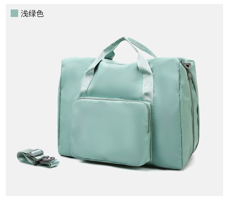 Folding Travel Bag Portable Trolley Case Large Capacity Waterproof Bag Clothing Storage Bag Yoga Fitness Bag Fixed Logo Folding Travel Bag Portable Trolley Case Large Capacity Waterproof Bag Clothing Storage Bag Yoga Fitness Bag Fixed Logo