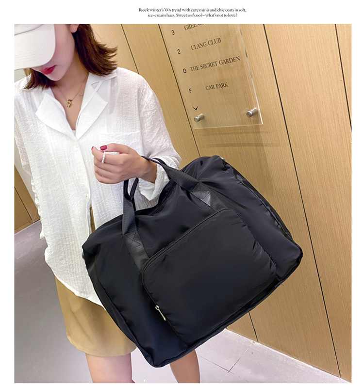 Folding Travel Bag Portable Trolley Case Large Capacity Waterproof Bag Clothing Storage Bag Yoga Fitness Bag Fixed Logo Folding Travel Bag Portable Trolley Case Large Capacity Waterproof Bag Clothing Storage Bag Yoga Fitness Bag Fixed Logo