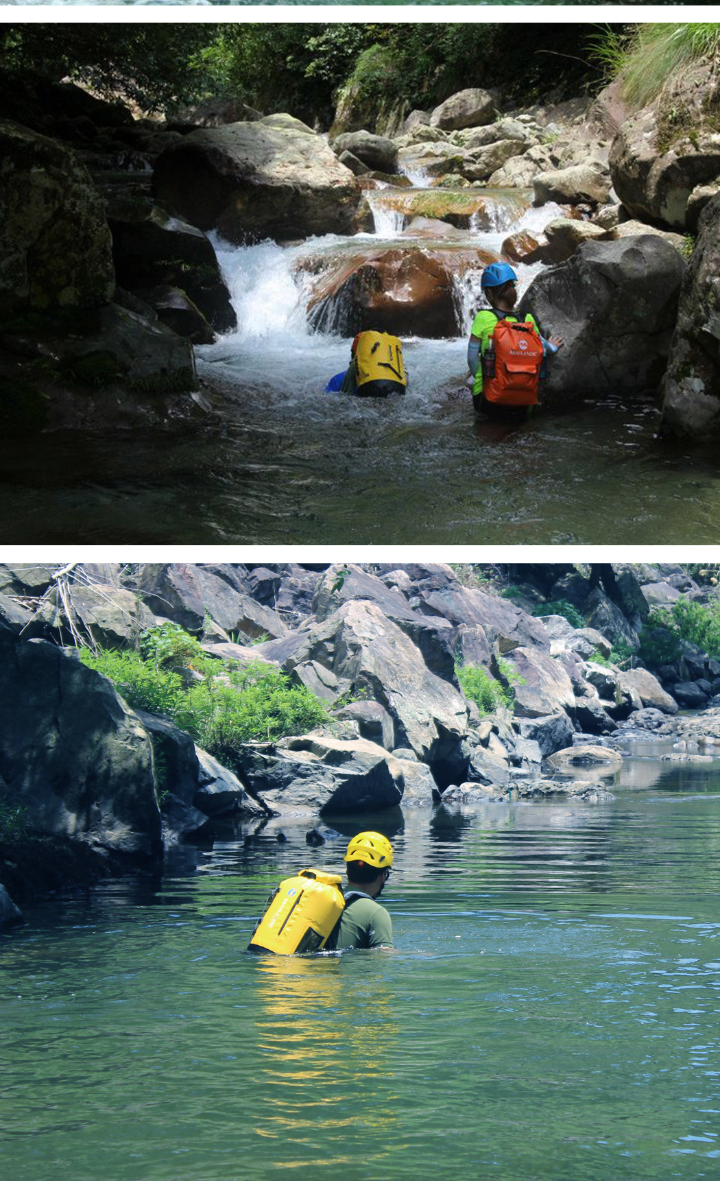 Double-Shoulder Upstream Bag Outdoor Drifting Waterproof Bag Maijia Qianmarjaqe 1501 Double-Shoulder Waterproof Bag
