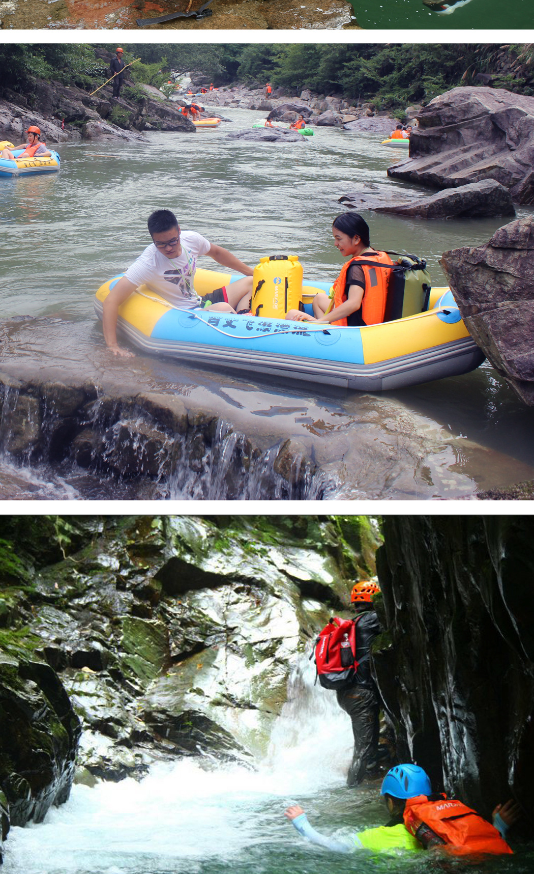 Double-Shoulder Upstream Bag Outdoor Drifting Waterproof Bag Maijia Qianmarjaqe 1501 Double-Shoulder Waterproof Bag