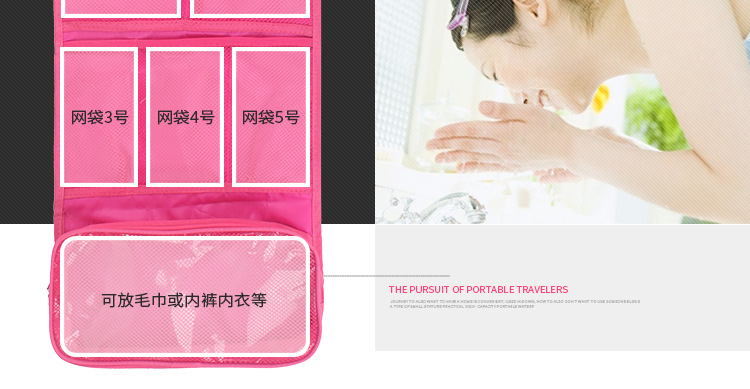 Travel foldable toiletries bag ladies' waterproof bag for traveling bag. Travel foldable toiletries bag ladies' waterproof bag for traveling bag.