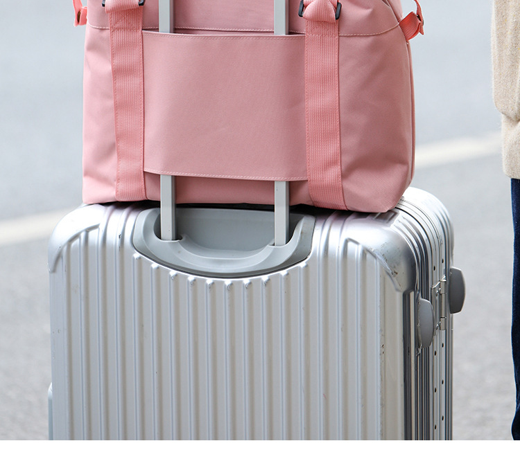 Folding Travel Bag Portable Trolley Case Large Capacity Waterproof Bag Clothing Storage Bag Yoga Fitness Bag Custom Logo