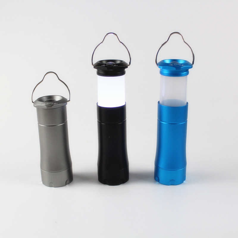 Small night light outdoor emergency lighting camping light aluminum alloy stretch lamp bright flashlight
