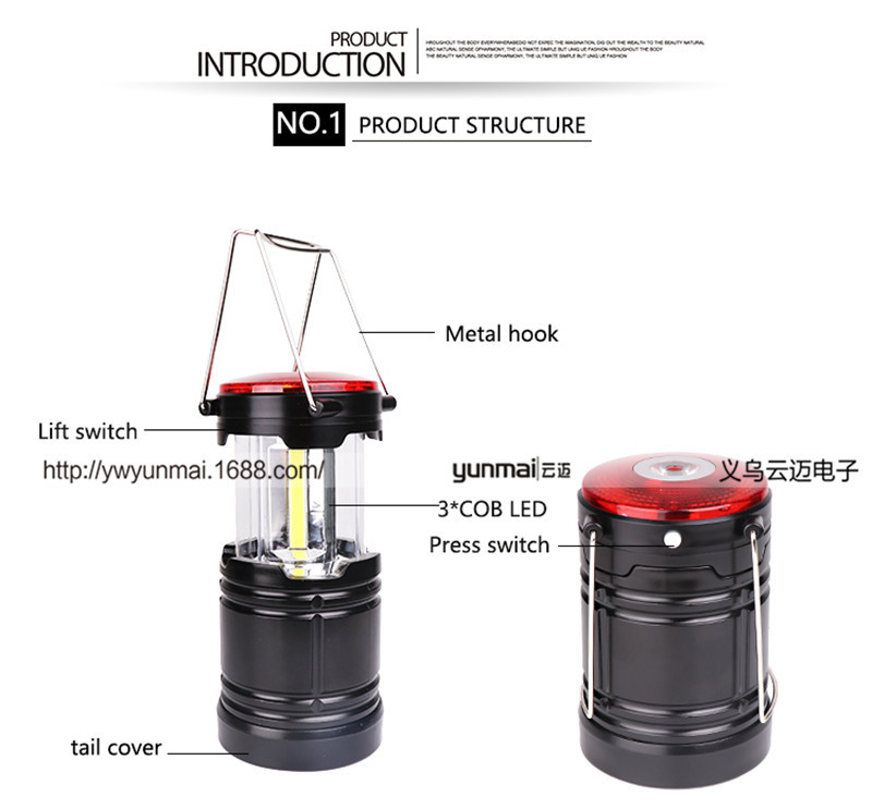 New Style Cob Led Strong Light Barn Lantern Led Red White Light Biswitch Dry Cell Plastic Outdoor Camping Light New Style Cob Led Strong Light Barn Lantern Led Red White Light Biswitch Dry Cell Plastic Outdoor Camping Light