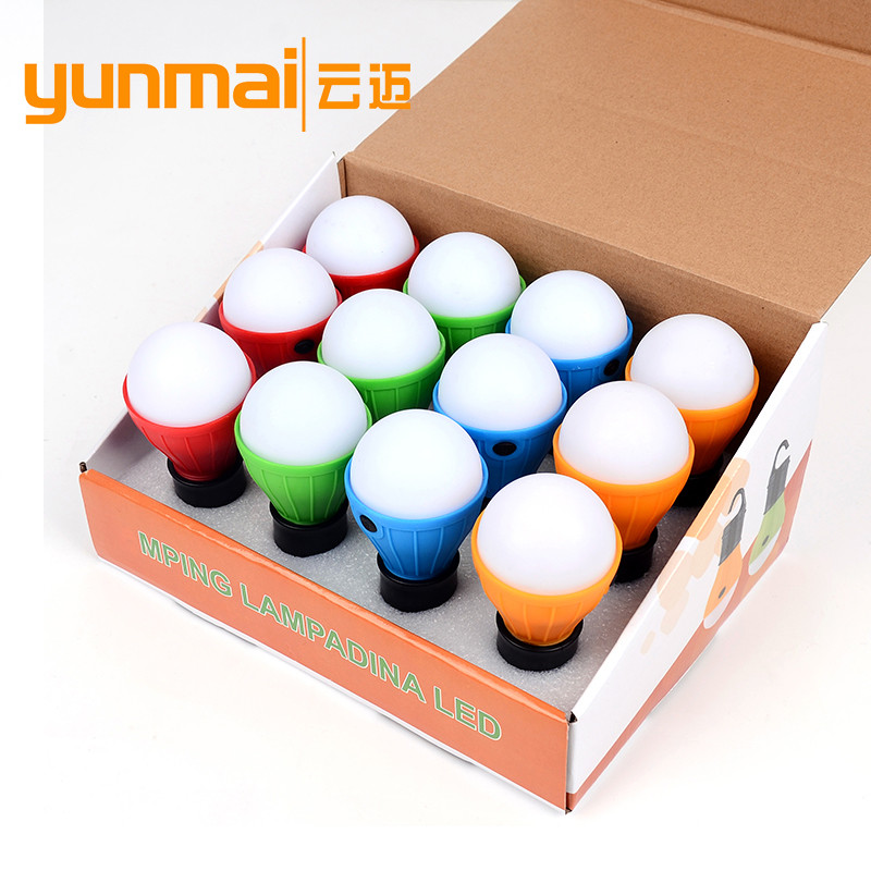 Wholesale Hook Light Bulb Light LED Mini Night Light Outdoor Camping Light Emergency Flashlight