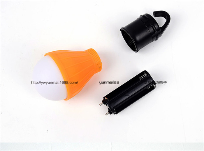 Wholesale Hook Light Bulb Light LED Mini Night Light Outdoor Camping Light Emergency Flashlight