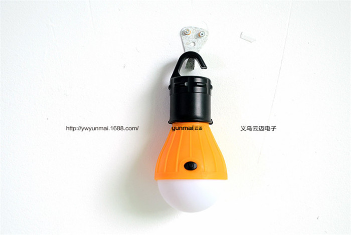 Wholesale Hook Light Bulb Light LED Mini Night Light Outdoor Camping Light Emergency Flashlight