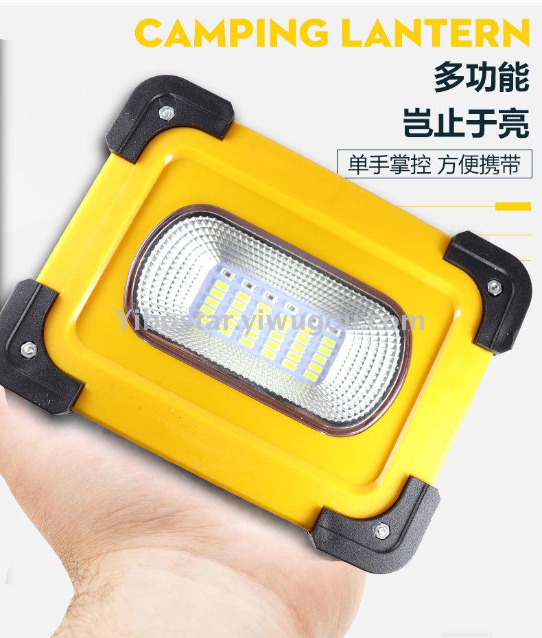 Solar working light LED projection light cross-border new portable light USB billing treasure outdoor camping light Solar working light LED projection light cross-border new portable light USB billing treasure outdoor camping light