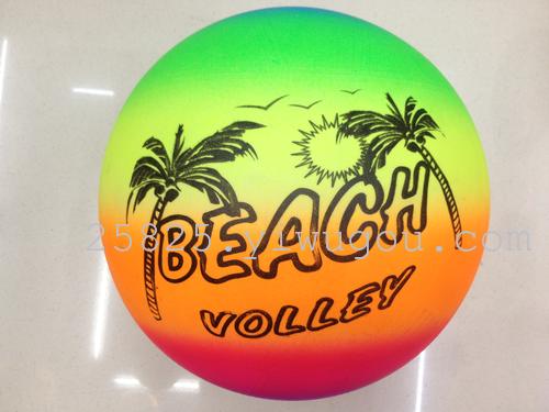 10 inch PVC ball ball/ball/happy/rehearsal/rainbow colored volleyball/beach ball