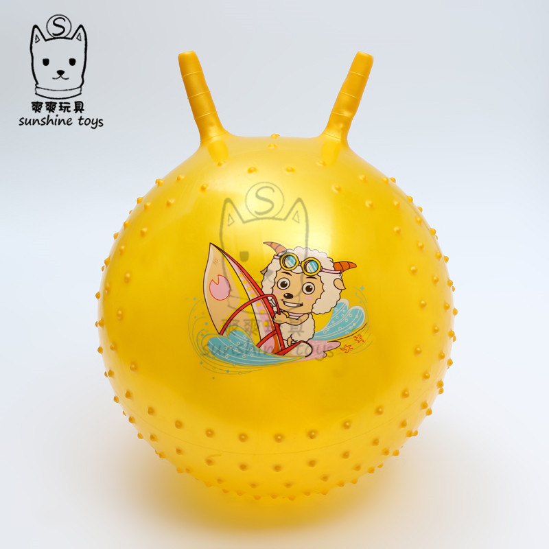 55cm corneous ball thickening factory inflatable toy Kindergarten handle a massage ball with thorn plastic PVC ball 55cm corneous ball thickening factory inflatable toy Kindergarten handle a massage ball with thorn plastic PVC ball