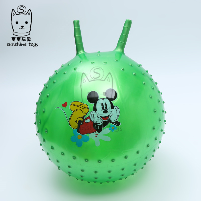 55cm corneous ball thickening factory inflatable toy Kindergarten handle a massage ball with thorn plastic PVC ball 55cm corneous ball thickening factory inflatable toy Kindergarten handle a massage ball with thorn plastic PVC ball