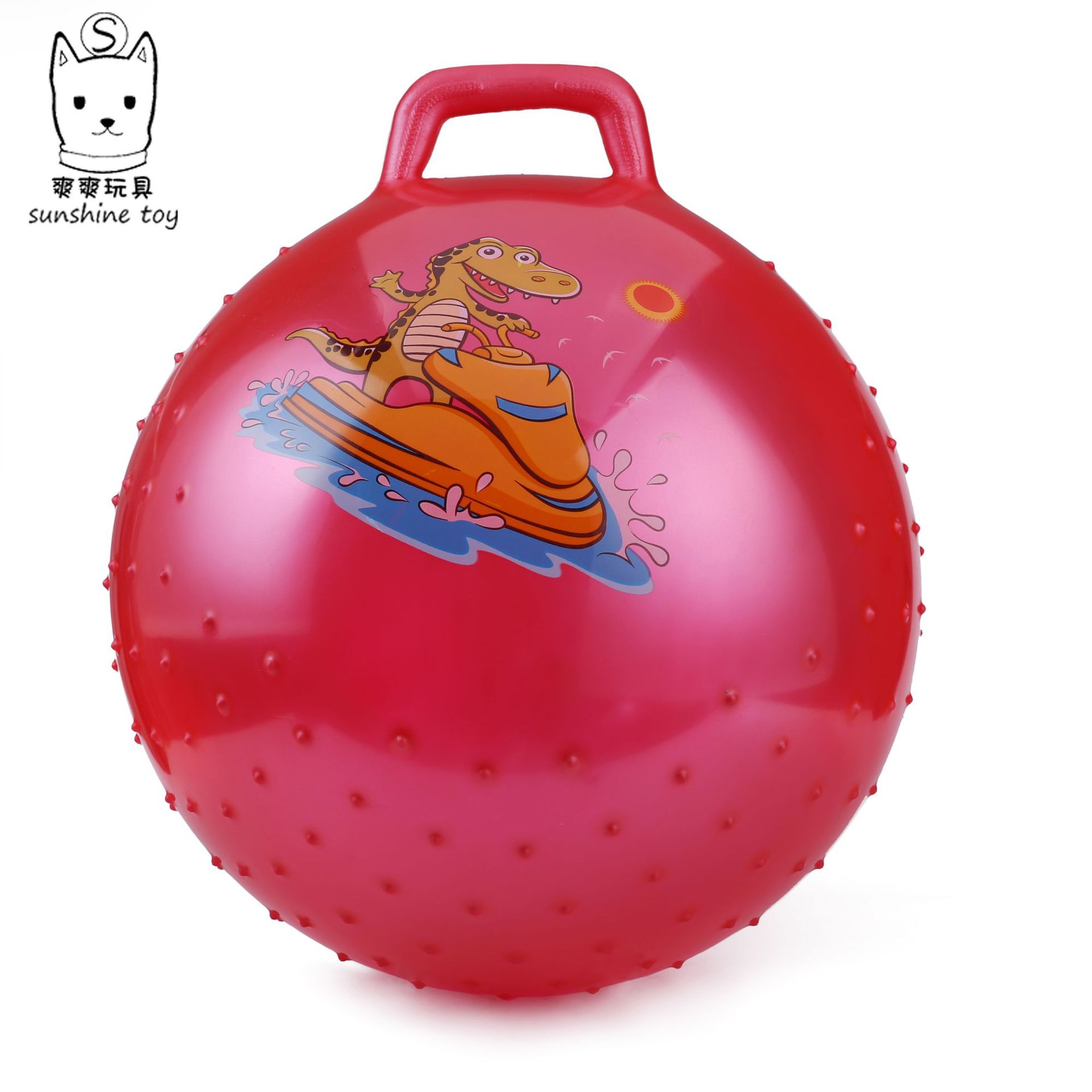 55cm corneous ball thickening factory inflatable toy Kindergarten handle a massage ball with thorn plastic PVC ball 55cm corneous ball thickening factory inflatable toy Kindergarten handle a massage ball with thorn plastic PVC ball