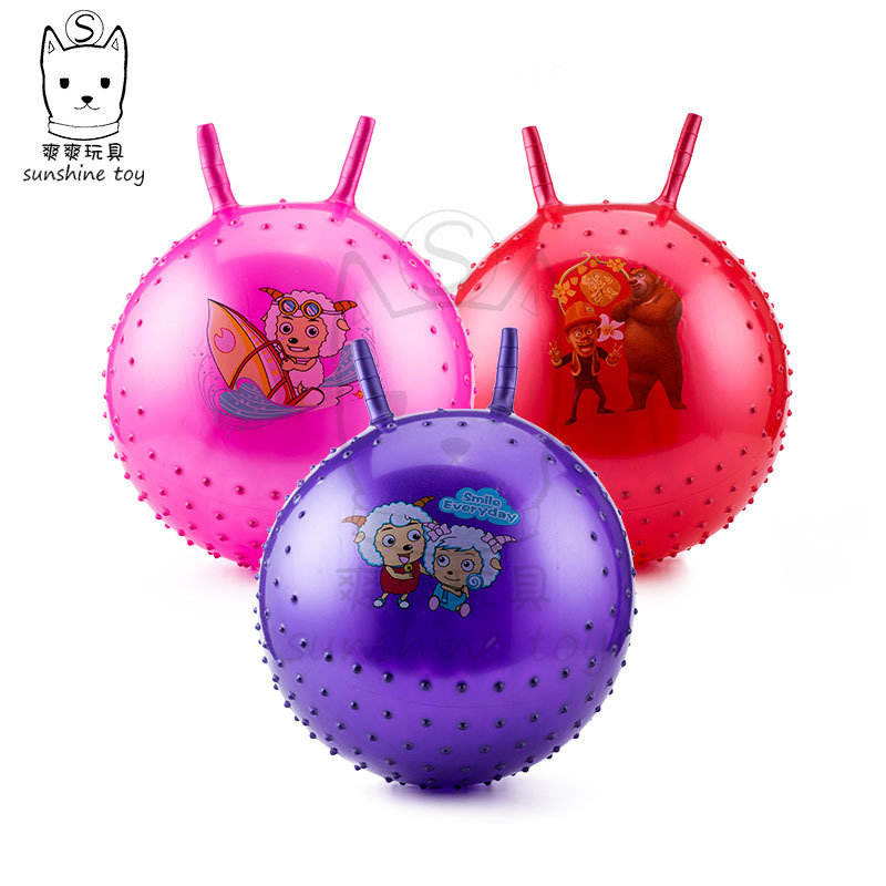55cm Jump Ball Thickened Factory Jumping Inflatable Toy Kindergarten Handle Barbed Massage Ball Plastic PVC Ball 55cm Jump Ball Thickened Factory Jumping Inflatable Toy Kindergarten Handle Barbed Massage Ball Plastic PVC Ball