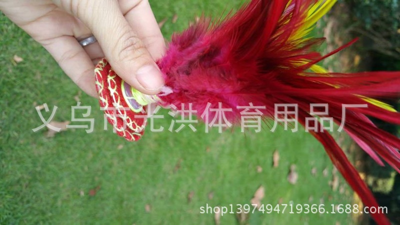 Factory Direct Sales Handmade Kick Shuttlecock Adult Competition Exercise Dedicated Kick Shuttlecock